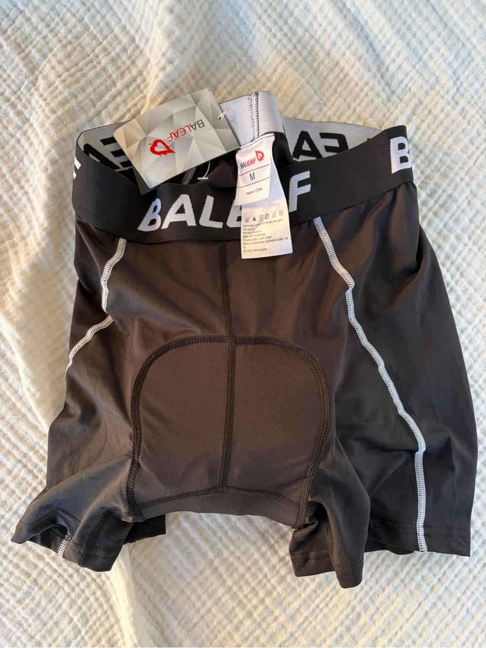 NEW Men Padded Black Cycling Shorts Medium